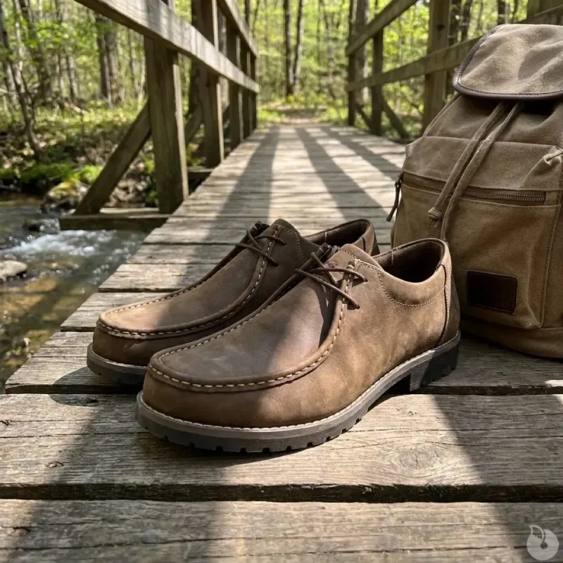 Chaussures Danube cuir marron semelle caoutchouc 40-46