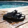 Sandales EVA légères double bride noires 36-45 - 280g