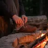 Sabots fourrés marron en nubuck - fourrure synthétique