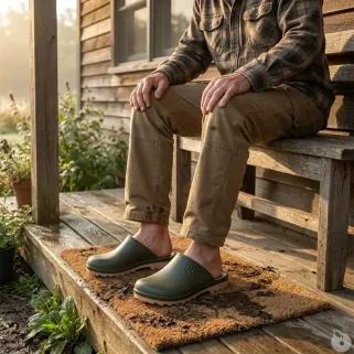 Sabots ultra-légers résistants kaki - Pointures 40/41 à 44/45