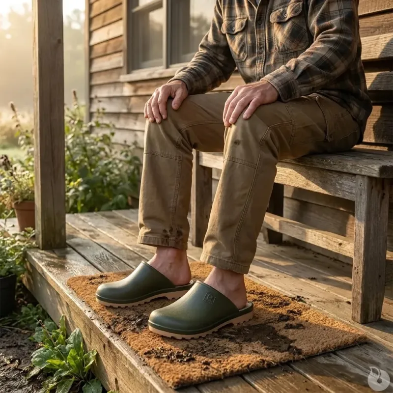 Sabots ultra-légers résistants kaki - Pointures 40/41 à 44/45