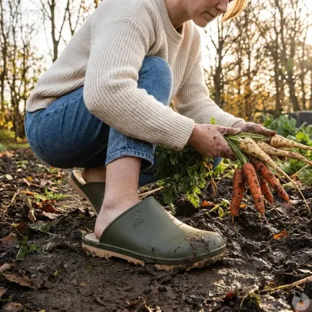 Sabots ultra-légers résistants kaki - Pointures 40/41 à 44/45