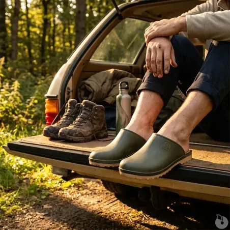 Sabots ultra-légers résistants kaki - Pointures 40/41 à 44/45