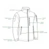 Veste polaire tactique Alpha 420g/m² 5 poches éleveur