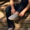 Chaussures toile homme gris - Confort décontracté