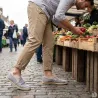 Chaussures toile homme gris - Confort décontracté