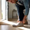 Chaussures toile homme gris - Confort décontracté