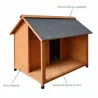Niche en bois pour terrasse 130x105x100cm - Épicéa traité