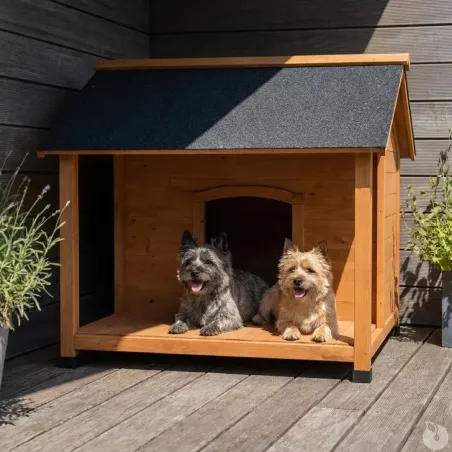 Niche en bois pour terrasse 130x105x100cm - Épicéa traité