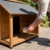 Niche en Bois pour Chien - Terrasse Épicéa 100x90x82cm