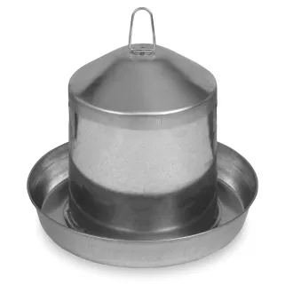 Abreuvoir galvanisé 8L pour poules - Double paroi GAUN