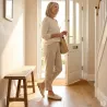 Mocassins femme cuir suédé beige 36-41 - Confort & élégance