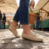 Mocassins femme cuir suédé beige 36-41 - Confort & élégance