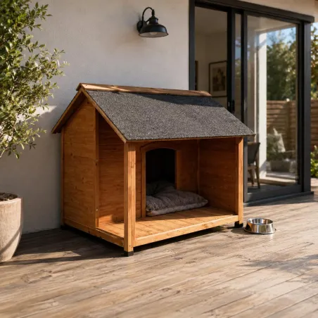 Niche en bois pour terrasse - Épicéa 150x120x120 cm