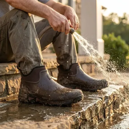 Bottillons Clean Land marron - Confort tout terrain 40-47