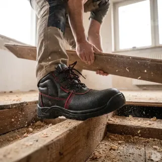 Chaussure sécurité cuir noir S3 - Taille 40 à 47