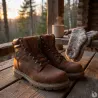Chaussures Detroit cuir montantes - Marron 40 à 47