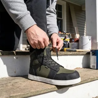 Baskets sécurité Saron S3S - Kaki/Noir - Herock