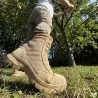 Chaussures travail Dune beige mi-hautes antidérapantes
