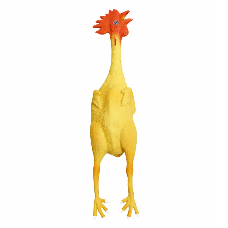 Jouet en forme de poulet pour chien - 40 cm