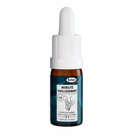 Huile microalgue 10ml - Articulations & mobilité chien