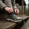 Baskets outdoor mixtes kaki/noir/beige - Confort & style