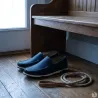 Chaussures bateau homme bleu marine sans lacets