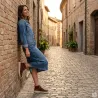 Baskets montantes femme bordeaux/vert - Tailles 36 à 41