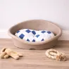 Coussin confort pour corbeille chien en plastique