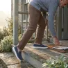 Mocassins bleus respirants pour éleveurs et jardiniers