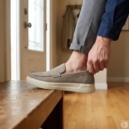 Mocassins homme bleu marine - élégance et confort au quotidien
