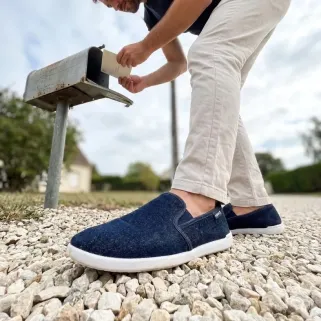 Espadrilles homme Rescudo Bleu Marine - Confort léger