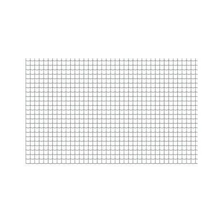 Kit clôture 20m grillage PVC 50x50mm - Hauteur 1,20m