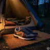 Baskets homme gris/noir synthétique - Confort urbain