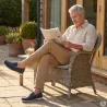 Mocassins homme synthétique bleu marine - confort