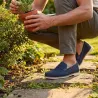 Mocassins homme synthétique bleu marine - confort