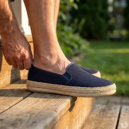 Espadrilles homme bleu marine - Confort estival