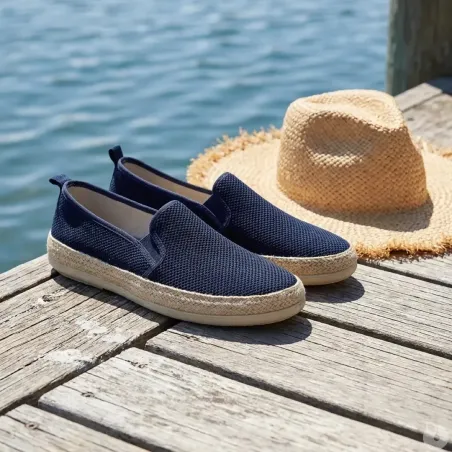 Espadrilles homme bleu marine - Confort estival