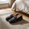 Charentaises Airplum bordeaux - Confort fourré laine Made in France