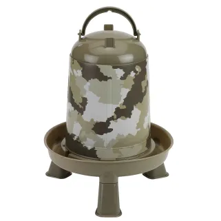 10 abreuvoirs camo 5L - Ø23cm pour volailles et élevage