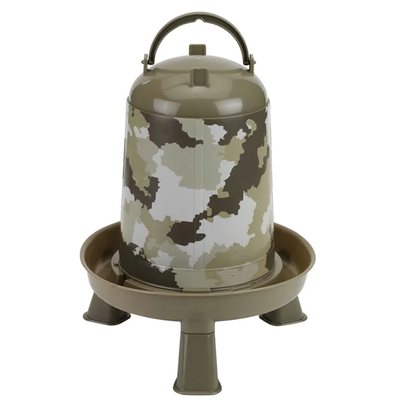10 abreuvoirs camo 5L - Ø23cm pour volailles et élevage