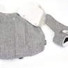 Doudoune Grisa gris pour chien - Chaud et ajustable