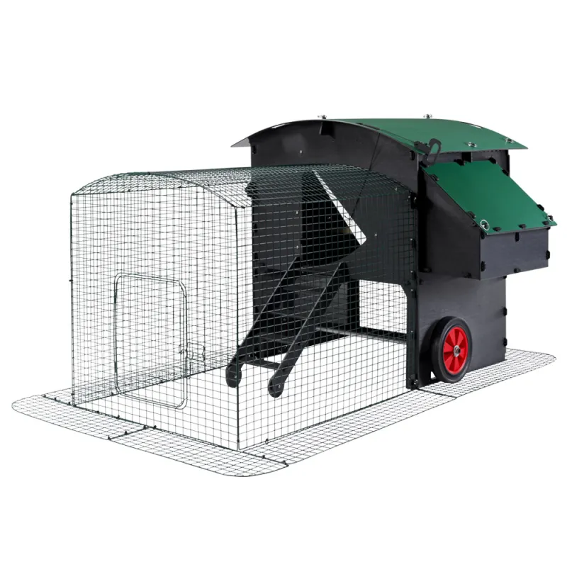 Enclos 2m pour poulailler surélevé 8-15 poules - Sécurité optimale