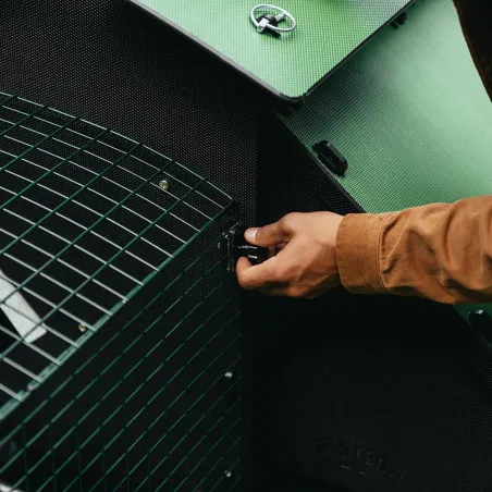 Enclos 2m pour poulailler surélevé 8-15 poules - Sécurité optimale