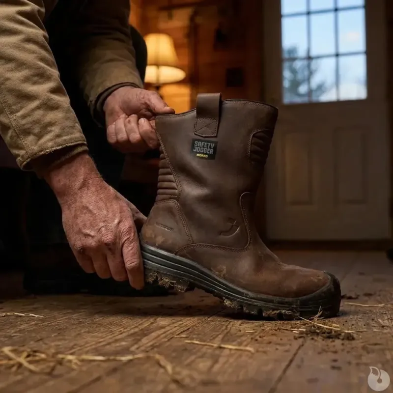 Bottes sécurité Mayon S3S Homme - Marron 50°C+