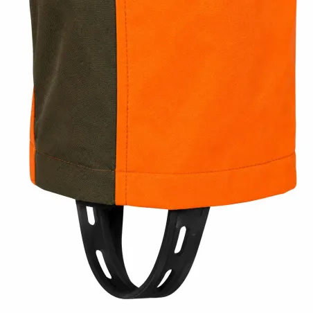 Pantalon traque imperméable Attila kaki/orange Verney-Carron