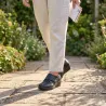 Chaussures scratch noires PU - Confort et praticité outdoor