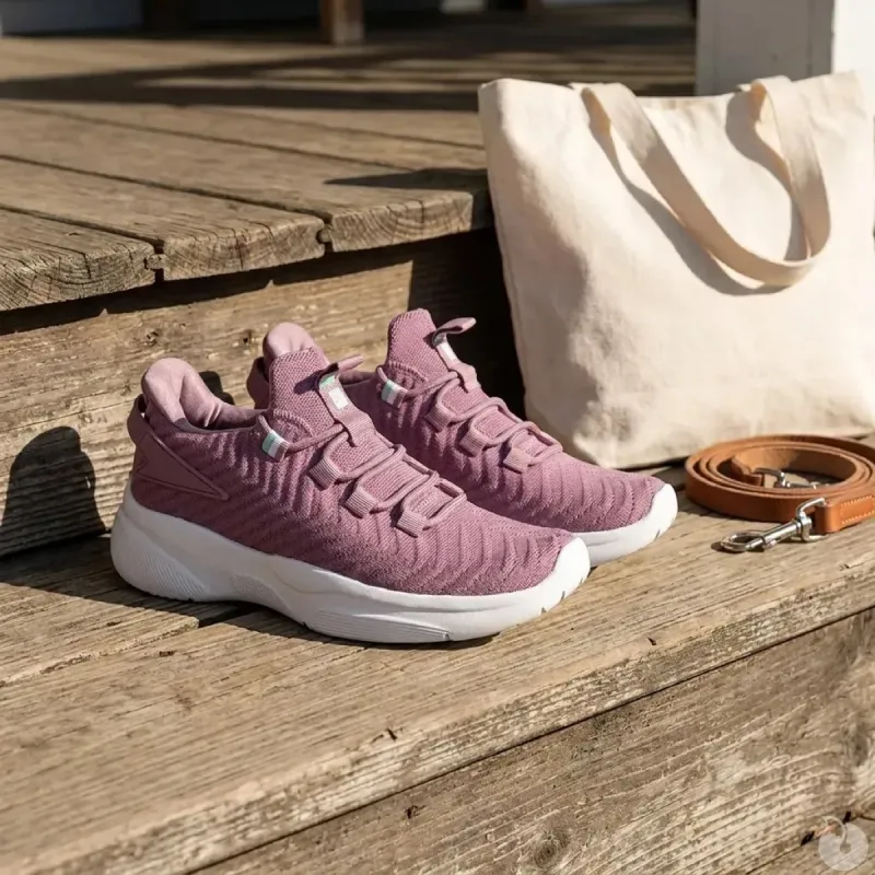 Baskets femme rose légères – Confort jardin & extérieur