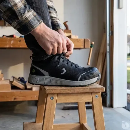 Chaussures sécurité Ecodempo S3S noires pour élevage