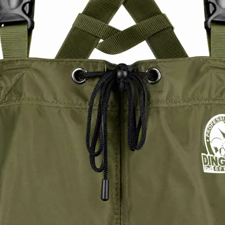 Waders homme kaki en nylon PVC - Imperméables et respirants